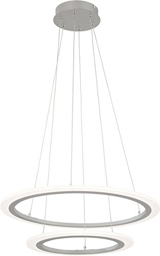 George Kovacs P8142-609-L Discovery LED Pendant, Silver Alternate Image.jpg