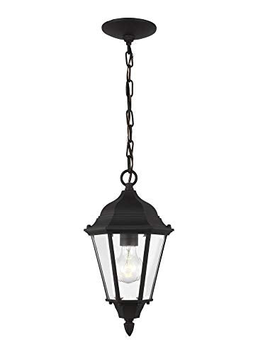 Generation Lighting 60941EN3-12 Bakersville One Light Outdoor Pendant, Black Alternate Image.jpg