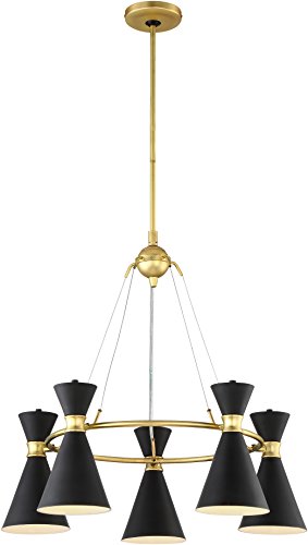 George Kovacs P1825-248 Conic Five Light Chandelier, Honey Gold Alternate Image.jpg