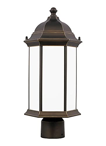Generation Lighting 8238651EN3-71 Sevier One Light Outdoor Post Lantern, Antique Bronze Alternate Image.jpg
