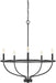 Capital Lighting 428551MB Greyson Five Light Chandelier, Matte Black Alternate Image.jpg