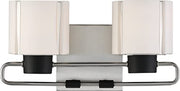 Minka-Lavery 2462-691 Waverly Plaza Bath Two Light Bath, Coal With Brushed Nickel Alternate Image.jpg