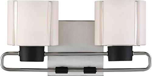 Minka-Lavery 2462-691 Waverly Plaza Bath Two Light Bath, Coal With Brushed Nickel Alternate Image.jpg