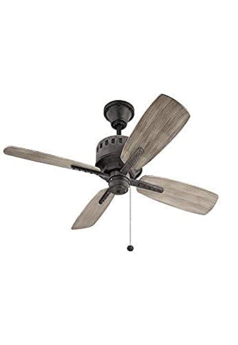 Kichler 310152WZC Eads 52" Ceiling Fan, Weathered Zinc Alternate Image 3.jpg