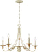 Minka-Lavery 1044-701 Westchester County Five Light Chandelier, Farm House White W/ Gilded Gold Leaf Alternate Image.jpg