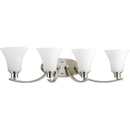 Progress P2003-09 Joy Collection Four-Light Brushed Nickel Etched Glass Traditional Bath Vanity Light Alternate Image.jpg