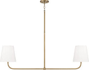 Capital Lighting 849421AD Brody Two Light Island Pendant, Aged Brass Alternate Image 4.jpg