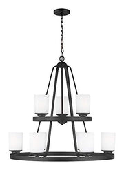 Generation Lighting 3130709-112 Kemal Nine Light Chandelier, Midnight Black Alternate Image.jpg