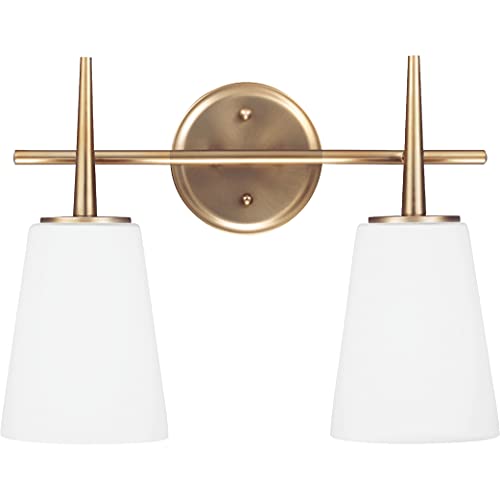 Generation Lighting 4440402EN3-848 Driscoll Two Light Wall / Bath, Satin Brass Alternate Image.jpg