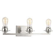 Progress P300010-009 Debut Collection Three-Light Brushed Nickel Farmhouse Bath Vanity Light Alternate Image.jpg