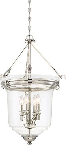 Minka-Lavery 3298-613 Audrey'S Point Four Light Pendant (Convertible To Semi-Flush), Polished Nickel Alternate Image 3.jpg