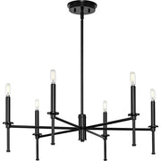 Progress P400294-31M Elara Collection Six-Light New Traditional Matte Black  Chandelier Light Alternate Image.jpg