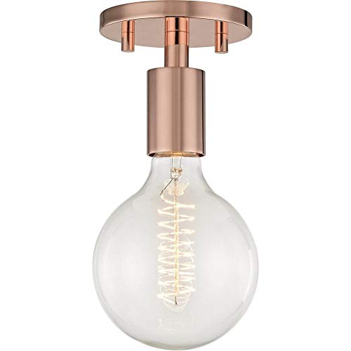 Mitzi H109601-POC Ava One Light Semi Flush Mount, Polished Copper Alternate Image.jpg