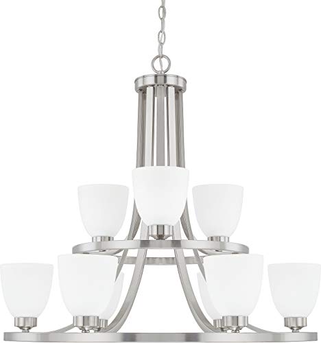 Capital Lighting 414391BN-333 Jameson Nine Light Chandelier, Brushed Nickel Alternate Image.jpg