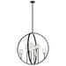 Kichler 44240BK Moyra Eight Light Chandelier, Black Alternate Image.jpg