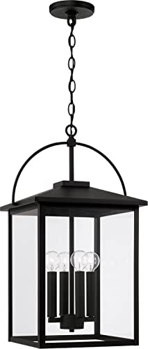 Capital Lighting 948042BK Bryson Four Light Outdoor Hanging Lantern, Black Alternate Image 4.jpg