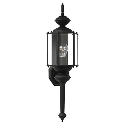 Generation Lighting 8510-12 Classico One Light Outdoor Wall Lantern, Black Alternate Image.jpg