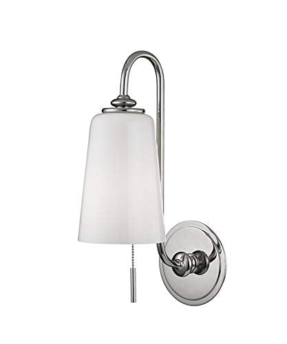 Hudson Valley 9011-PN Glover One Light Wall Sconce, Polished Nickel Alternate Image.jpg