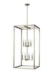 Generation Lighting 5234508-848 Moffet Street Eight Light Hall / Foyer Pendant, Satin Brass Alternate Image.jpg