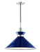 Mitzi H251701L-PN/NVY Kiki One Light Pendant, Polished Nickel/Navy Alternate Image.jpg