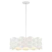 George Kovacs P1304-655-L Coastal Current LED Pendant, Sand White Alternate Image.jpg