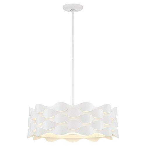George Kovacs P1304-655-L Coastal Current LED Pendant, Sand White Alternate Image.jpg