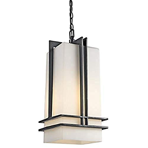 Kichler 49205BK Tremillo One Light Outdoor Pendant, Black Alternate Image.jpg