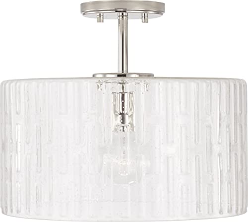 Capital Lighting 241311PN Emerson One Light Semi-Flush Mount, Polished Nickel Alternate Image 4.jpg