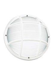 Generation Lighting 89807-15 Bayside One Light Outdoor Wall / Ceiling Mount, White Alternate Image.jpg