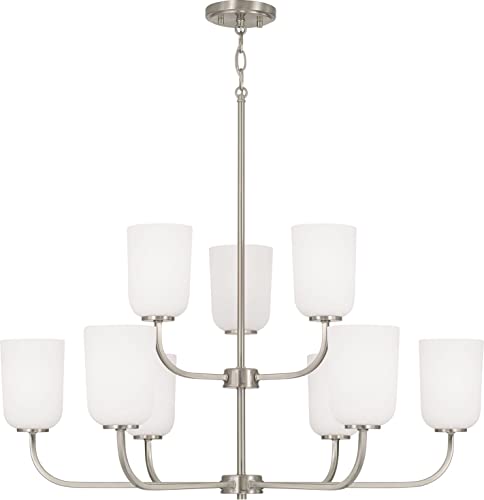 Capital Lighting 448891BN-542 Lawson Nine Light Chandelier, Brushed Nickel Alternate Image 4.jpg