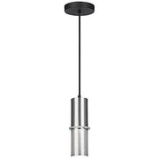 George Kovacs P9451-2-614 Larry One Light Mini Pendant, Satin Aluminum Alternate Image.jpg