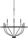 Capital Lighting 428581MB Greyson Eight Light Chandelier, Matte Black Alternate Image.jpg