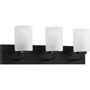 Progress P300329-031 Merry Collection Three-Light Matte Black and Etched Glass Transitional Style Bath Vanity Wall Light Alternate Image.jpg