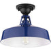 Progress P550070-091 Cedar Springs Collection Navy One-Light Semi-Flush Mount Alternate Image.jpg