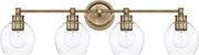 Capital Lighting 121141AD-426 Mid Century Four Light Vanity, Aged Brass Alternate Image.jpg