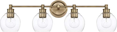 Capital Lighting 121141AD-426 Mid Century Four Light Vanity, Aged Brass Alternate Image.jpg
