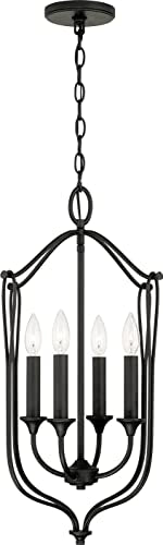 Capital Lighting 541641BI Bentley Four Light Foyer Pendant, Black Iron Alternate Image 4.jpg
