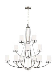 Generation Lighting 3121612-962 Robie 12 Light Chandelier, Brushed Nickel Alternate Image.jpg