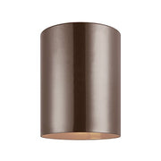 Visual Comfort Studio 7813801-10 Outdoor Cylinders One Light Outdoor Flush Mount, Bronze Alternate Image.jpg