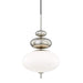 Mitzi H347701-PN Elsie One Light Pendant, Polished Nickel Alternate Image.jpg