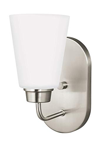 Generation Lighting 4115201EN3-962 Kerrville One Light Wall / Bath Sconce, Brushed Nickel Alternate Image.jpg