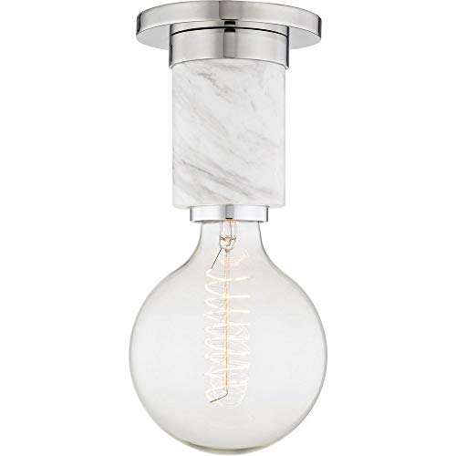 Mitzi H120601-PN Asime One Light Flush Mount, Polished Nickel Alternate Image.jpg