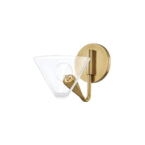 Mitzi H327101-AGB Isabella One Light Wall Sconce, Aged Brass Alternate Image.jpg