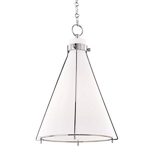 Hudson Valley 7316-PN Eldridge One Light Pendant, Polished Nickel Alternate Image.jpg