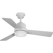 Progress P2555-2830K Trevina II Collection 44" Three-Blade Satin White Ceiling Fan Alternate Image.jpg