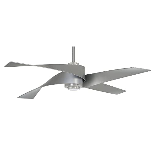 Minka-Aire F903L-BN/SL Artemis IV 64" Ceiling Fan, Brushed Nickel W/ Silver Alternate Image.jpg