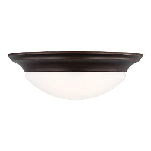 Generation Lighting 75436-710 Nash Three Light Flush Mount, Bronze Alternate Image.jpg