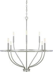 Capital Lighting 428581BN Greyson Eight Light Chandelier, Brushed Nickel Alternate Image.jpg