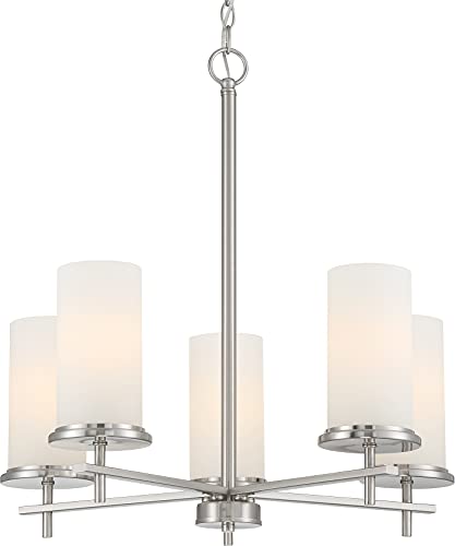 Minka-Lavery 4095-84 Haisley Five Light Chandelier, Brushed Nickel Alternate Image.jpg