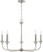 Capital Lighting 448951BN Presley Five Light Chandelier, Brushed Nickel Alternate Image 4.jpg